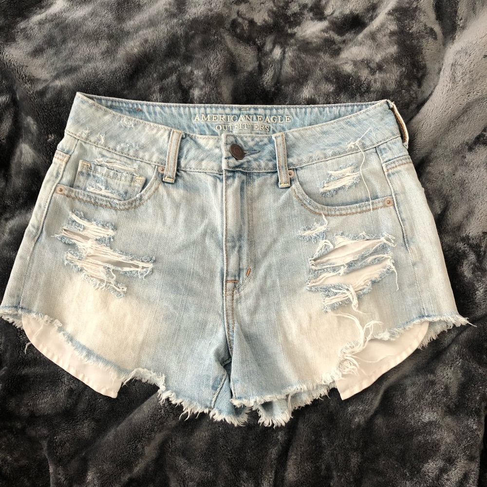 American Eagle Distressed Denim Shorts